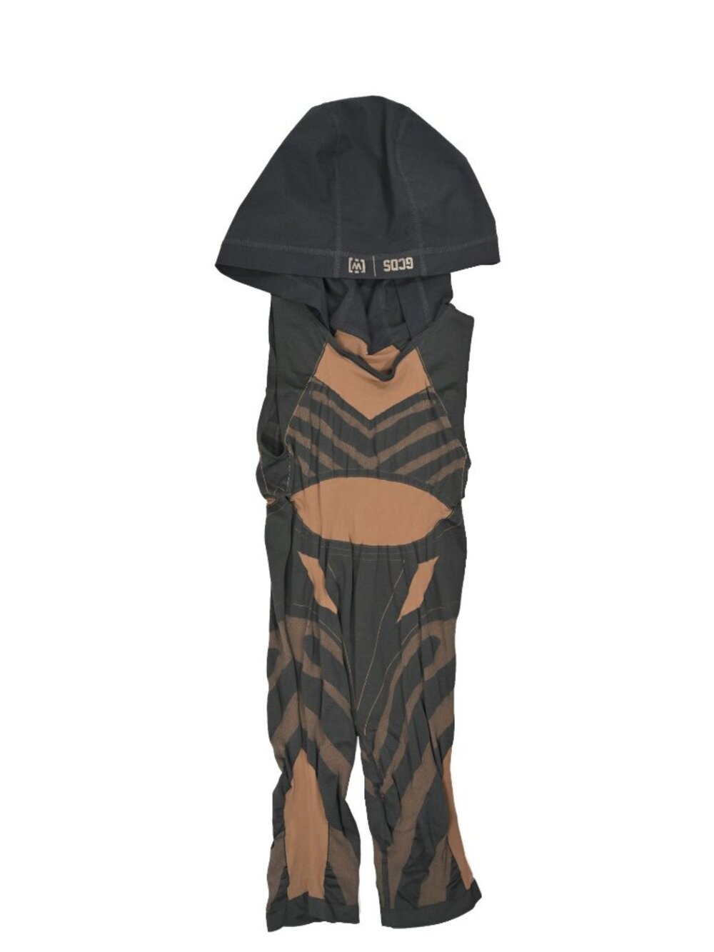 GCDS x Wolford Elegant Animalier Jumpsuit in Black